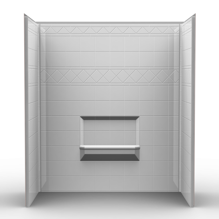 Remodeler Tub/Shower 3pc 60x32 Wall Surround w/Diamond Look