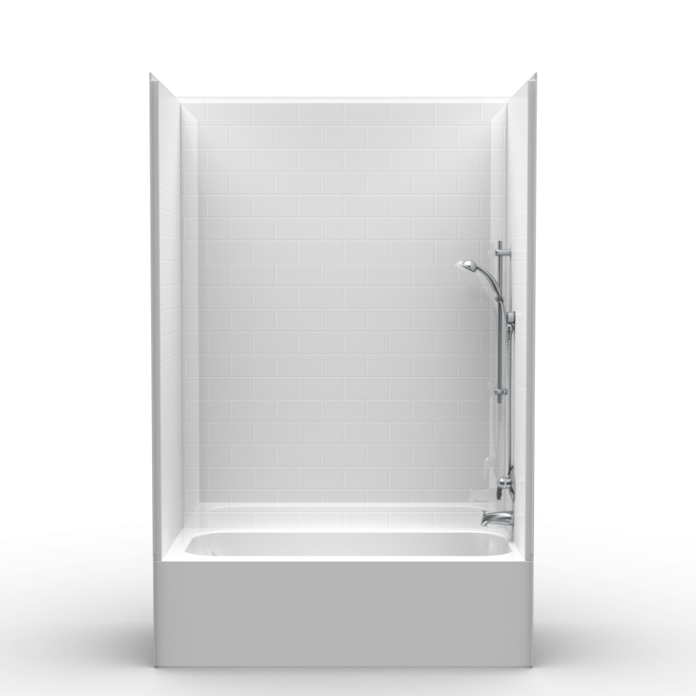 Remodeler Tub/Shower Four Piece 60x30 Subway Tile Look
