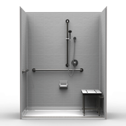 ADA Roll-In Shower