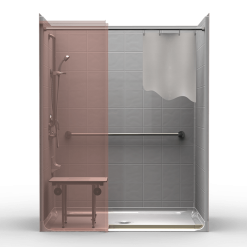 ADA Roll-In Shower