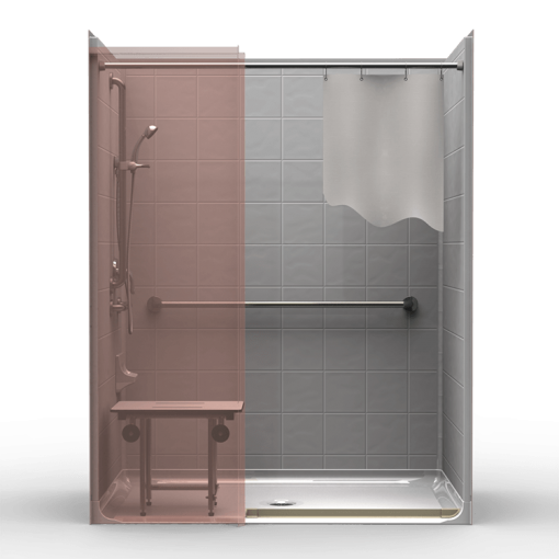 ADA Roll-In Shower