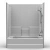 Builder Tub/Shower - One Piece 60x32 - Classic Tile Look