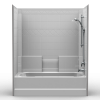 Builder Tub/Shower - One Piece 60x32 - Diamond Tile Look