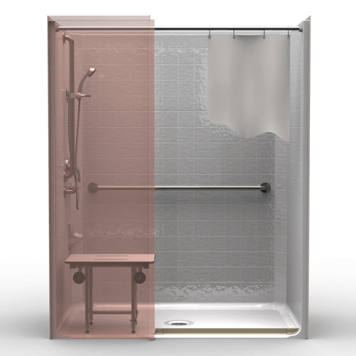 ADA Roll-In Shower