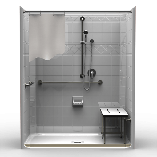 ADA Roll-In Shower