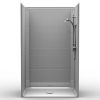 Barrier Free Shower - One piece 48x36 - Diamond Tile Look