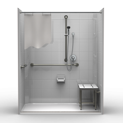 ADA Roll-In Shower