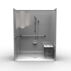 ADA Roll-In Shower